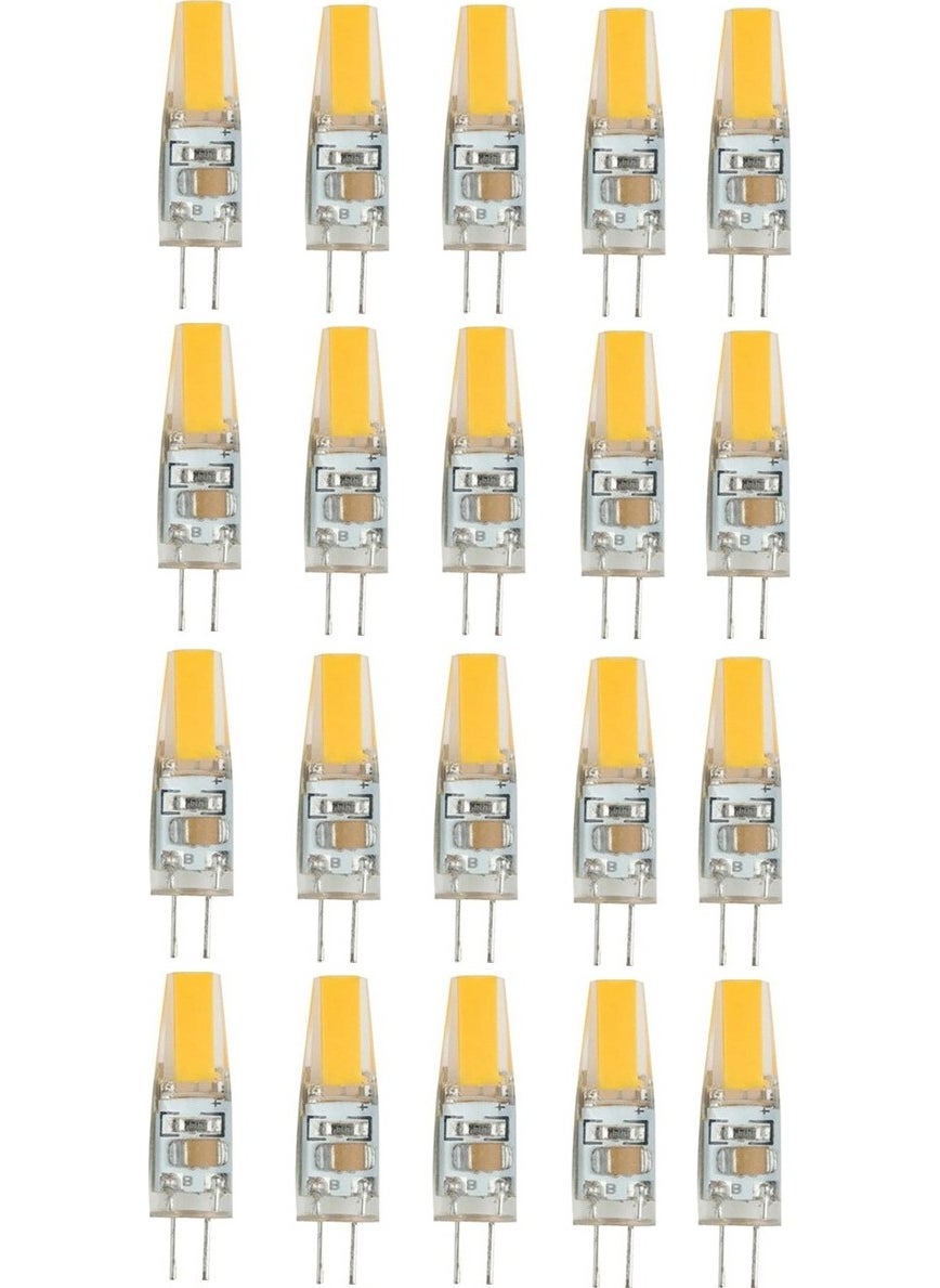 Kendal - 20 Pieces 2.5W 220V G4 Socket LED Capsule Bulb 3000K Daylight Light KES008 - Image 1
