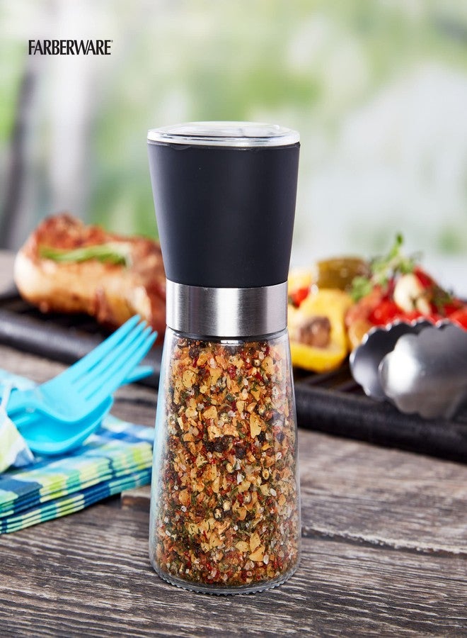 Farberware Garlic and Herb Seasoning Grinder Filled with Spices, 2.8 x 2.8 x 5.2 Inch, Black - Image 3