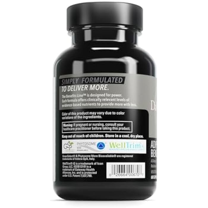 DAVINCI Labs Adipo-Leptin Benefits Dietary Supplement - Hormone Balance Support & Metabolism Support with Green Tea Extract, Green Coffee Bean Extract & More* - 60 Vegetarian Capsules (30 Servings) - Image 3