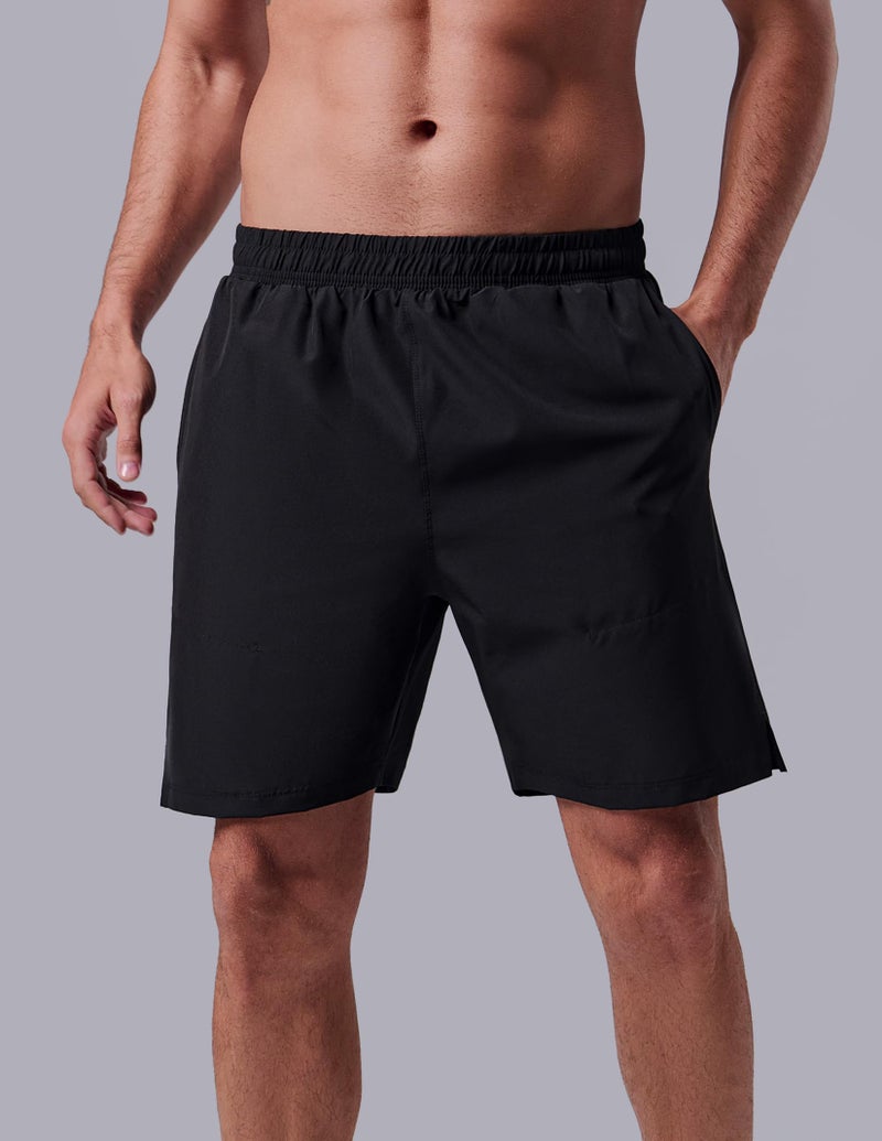 Liberty Pro 3 Pack: Men's 7" Running Shorts with Compression Liner Pockets, Athletic 2 in 1 Shorts for Workout Gym Quick Dry (Set 1, Large) - Image 3