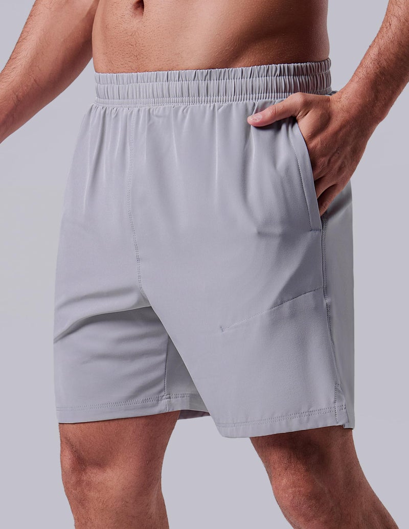 Liberty Pro 3 Pack: Men's 7" Running Shorts with Compression Liner Pockets, Athletic 2 in 1 Shorts for Workout Gym Quick Dry (Set 1, Large) - Image 5