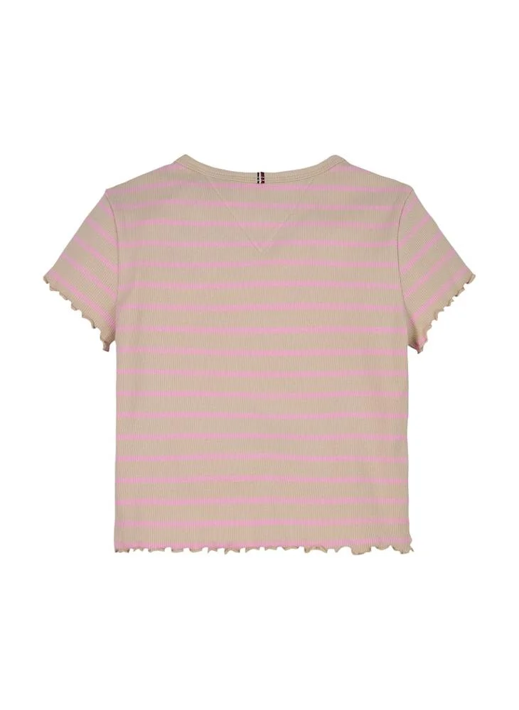 TOMMY HILFIGER Kids Ribbed Knitted Top