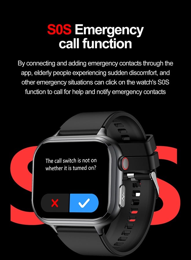 RollsTimi  Smart Watch for Men Women, 380mAh Battery 30-Day Standby Time, 1.91" HD Screen Fitness Tracker, Multiple Sport Modes, Life Waterproof, Heart Rate/Sleep Monitor, Fitness Watch for Android/iOS, Silver - Image 5