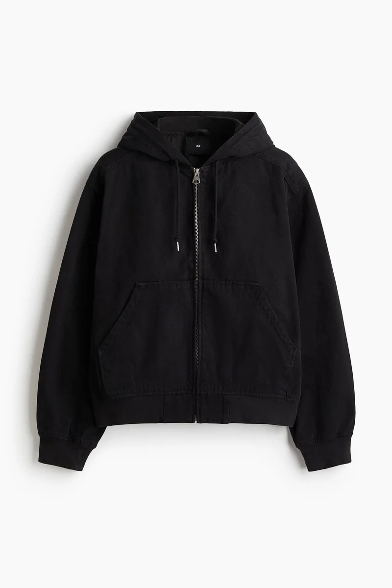 H&M Loose Fit Hooded canvas jacket