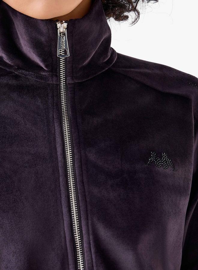 Kappa Women Velour Embellished Jacket - Image 4