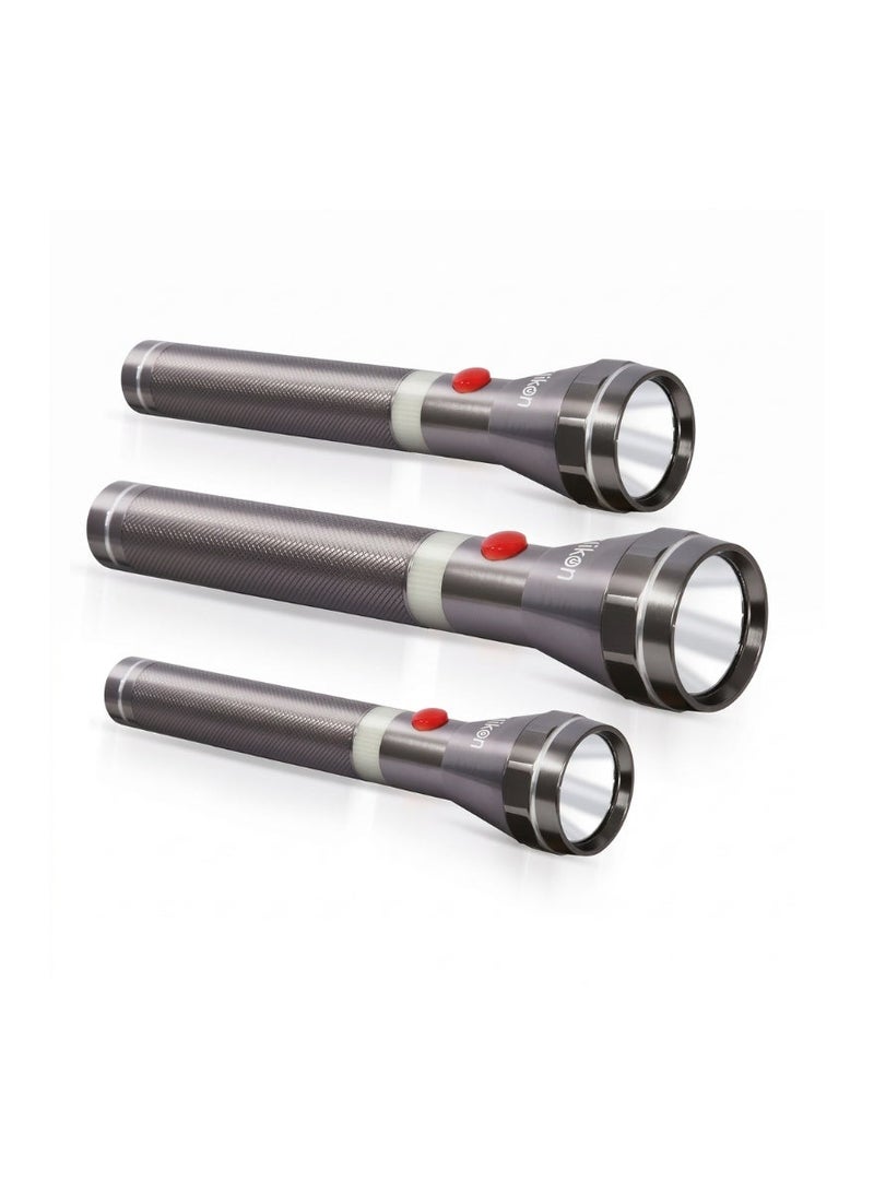 كليكون CK8012 - 3-pack 2-cell LED flashlight combo - Image 2