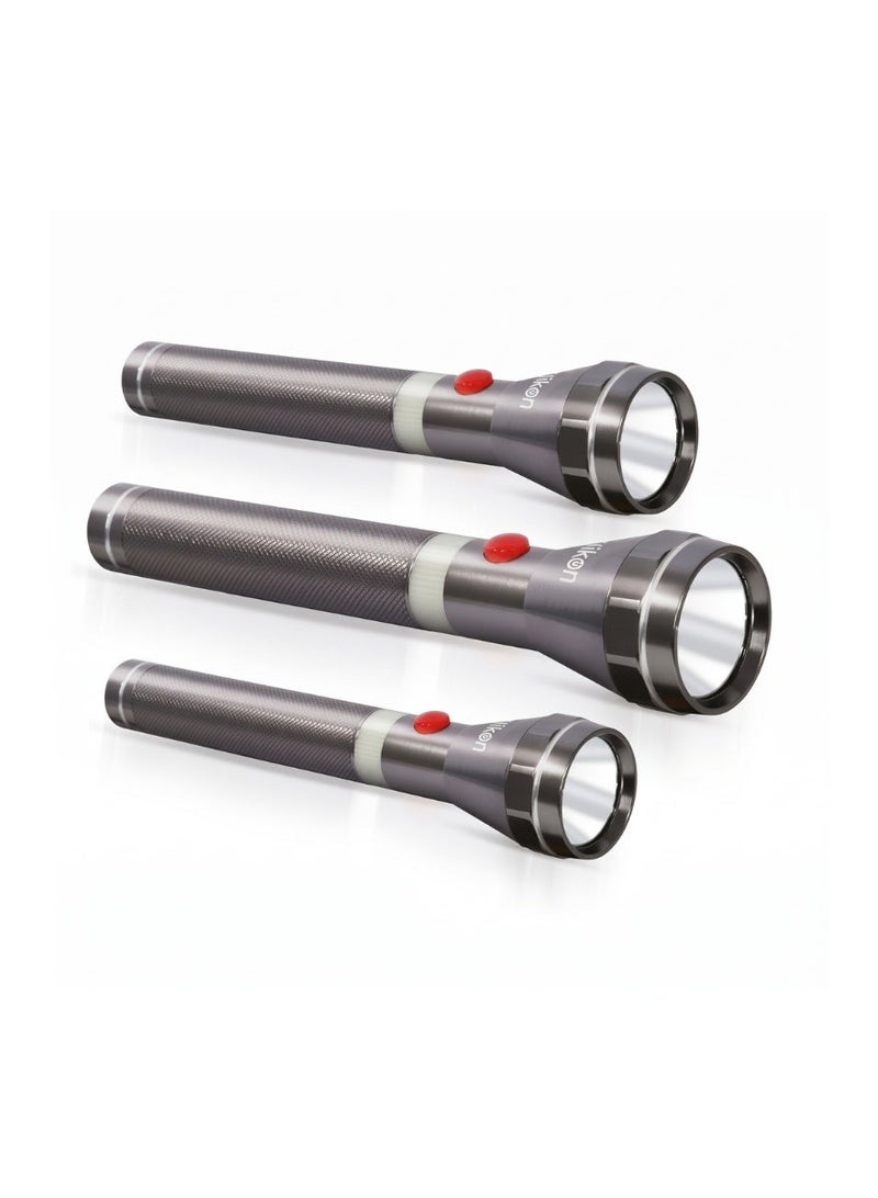 كليكون CK8012 - 3-pack 2-cell LED flashlight combo - Image 1