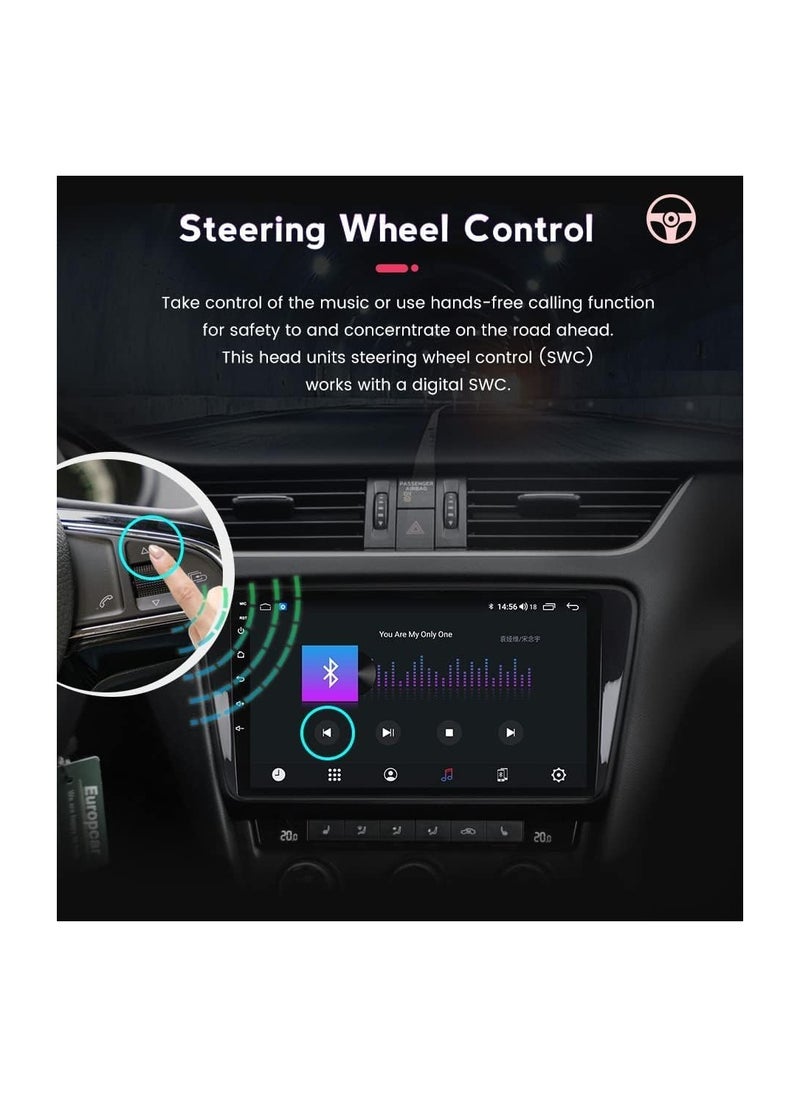 SHEZA STAR Android Car Stereo for Lexus GS300 GS350 GS400 GS430 GS450H GS460 2004 To 2011 6GB RAM 128GB ROM 9 Inch Support SIM Card, Apple Carplay, MirrorLink WiFi BT, IPS Touch Screen with AHD Camera Included  - Image 4
