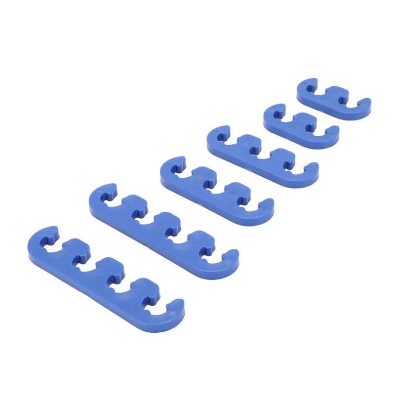6PCS Blue Ignition Wire Divider Kit For Automotive Marine Engines 7mm 8mm 9mm Plug Wires - Image 4