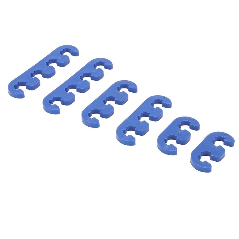 6PCS Blue Ignition Wire Divider Kit For Automotive Marine Engines 7mm 8mm 9mm Plug Wires - Image 2
