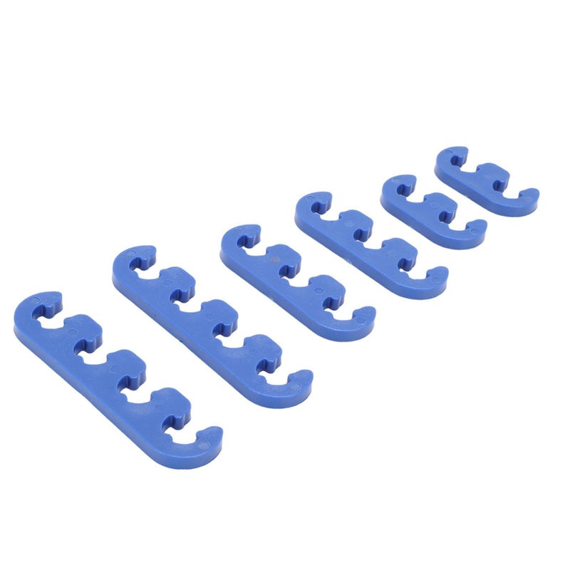 6PCS Blue Ignition Wire Divider Kit For Automotive Marine Engines 7mm 8mm 9mm Plug Wires - Image 3
