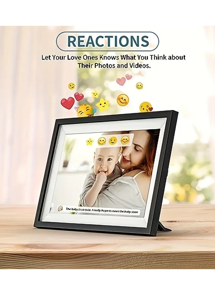 PROMAGE Frameo WiFi Digital Picture Frame with 10.1 Inch IPS Touch Screen,Loading Pictures to 16 GB + Micro SD Card Support Smart Digital Photo Frame via Frameo App,Rotation and Backup to SD Card Automaticly  - Image 4