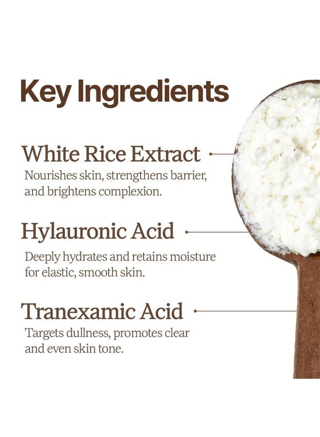 House of Dohwa Rice Bran Powder Wash | Gentle Exfoliating Face Wash for Sensitive Skin | Vegan Enzyme Face Scrubber & Exfoliator for Sebum Control – Product of Korea | 60 g (2.1 oz) - Image 3