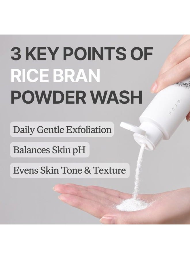 House of Dohwa Rice Bran Powder Wash | Gentle Exfoliating Face Wash for Sensitive Skin | Vegan Enzyme Face Scrubber & Exfoliator for Sebum Control – Product of Korea | 60 g (2.1 oz) - Image 2