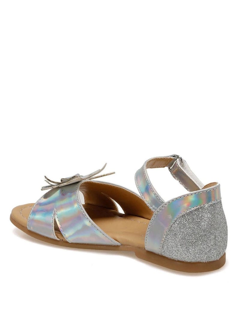 SouqBazar  Butterfly Silver Girls Sandals  - Image 2