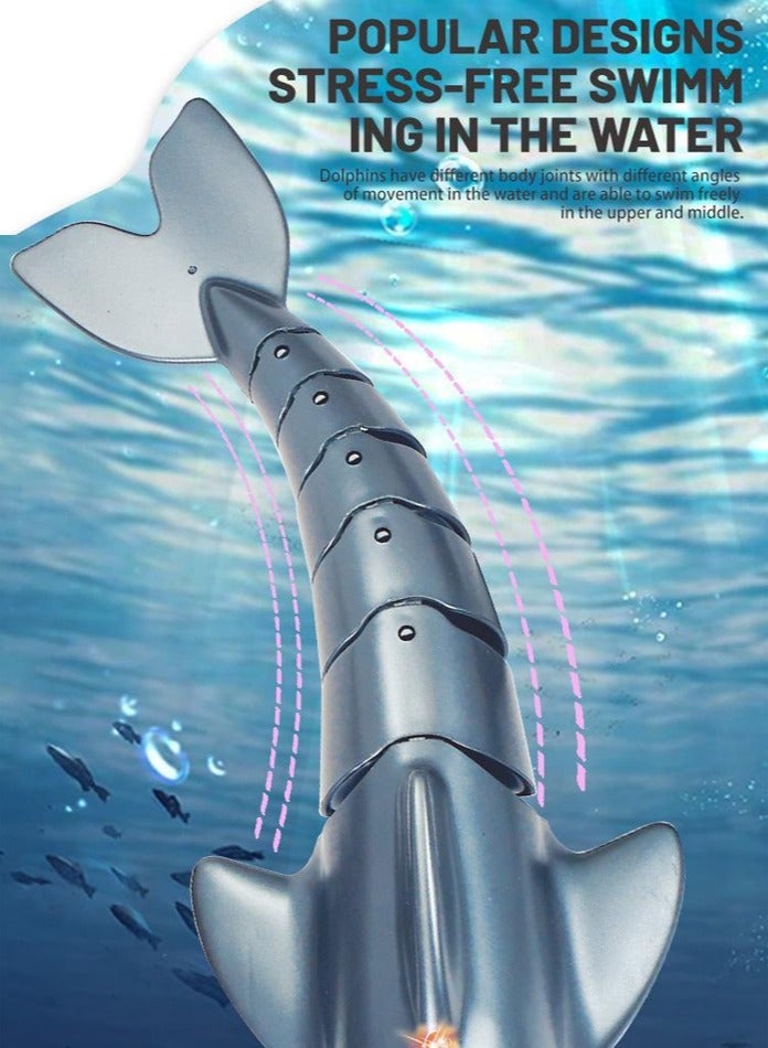 OASIS DESERT RC Dolphin Diving Water Spraying Simulation Dolphin Electric Water Toy, Rechargeable Remote Control Boat, High-Speed ​​Electric Boat, Dual Engine Power, Remote Control Dolphin Mode Boat Toy for Children - Image 3