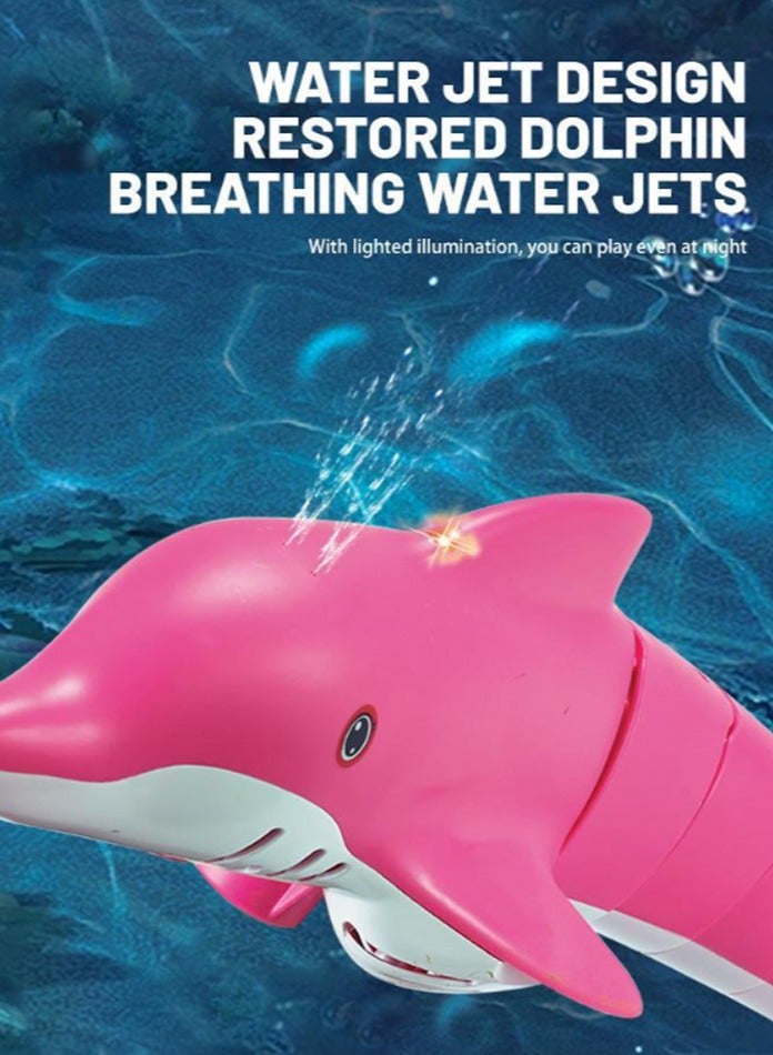 OASIS DESERT RC Dolphin Diving Water Spraying Simulation Dolphin Electric Water Toy, Rechargeable Remote Control Boat, High-Speed ​​Electric Boat, Dual Engine Power, Remote Control Dolphin Mode Boat Toy for Children - Image 4