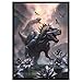 Realm Guard 100ct Textured TCGMTG Card Art Sleeves Black Lotus Dinosaur - Image 3