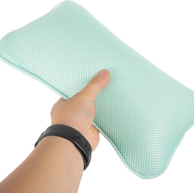 Bathtub Headrest Pillow with 3D Breathable Mesh, Non-Slip Suction Cups, Washable Bath Pillow for Spa, Soaking Tub, and Bathroom Relaxation Random Color - Image 4
