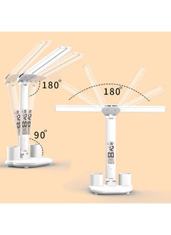 Glanfen Flexible LED Double Head USB Table Lamp Three-position Touch Dimming Eyes Protection Desk Lamp  - Image 5