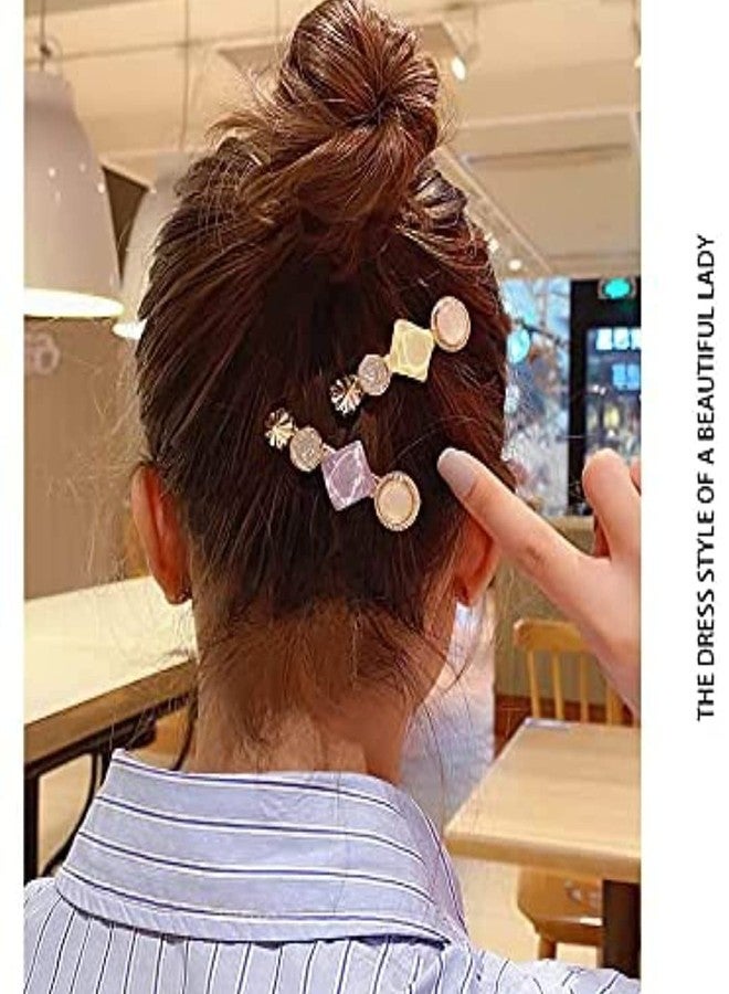 RedChimes 27 Pcs Korean Style Pearl Hairpin Hair Clip Marble Alligator Bobby Pins Hair Accessories - Image 5