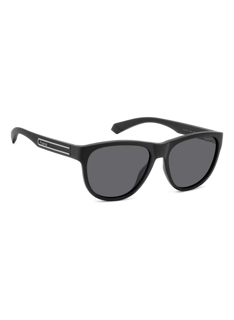 بولارويد Unisex UV Protection Sunglasses Pld 2156/S Black 45.6 - Lens Size: 56 Mm