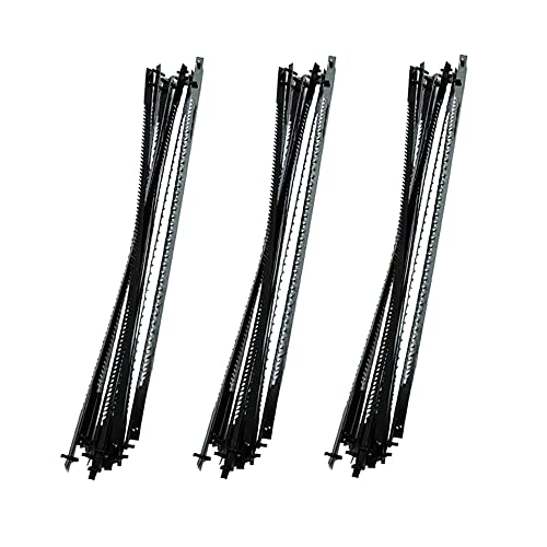 FOXBC 3-Inch Hobby Scroll Saw Blades Pin End 15 TPI, 18 TPI, 24 TPI, (36 Pack) fit for Sears Craftsman, Vintage Dremel Moto Shop Saws, Delta, Emco Lux Saw 15" Hobby - Image 1