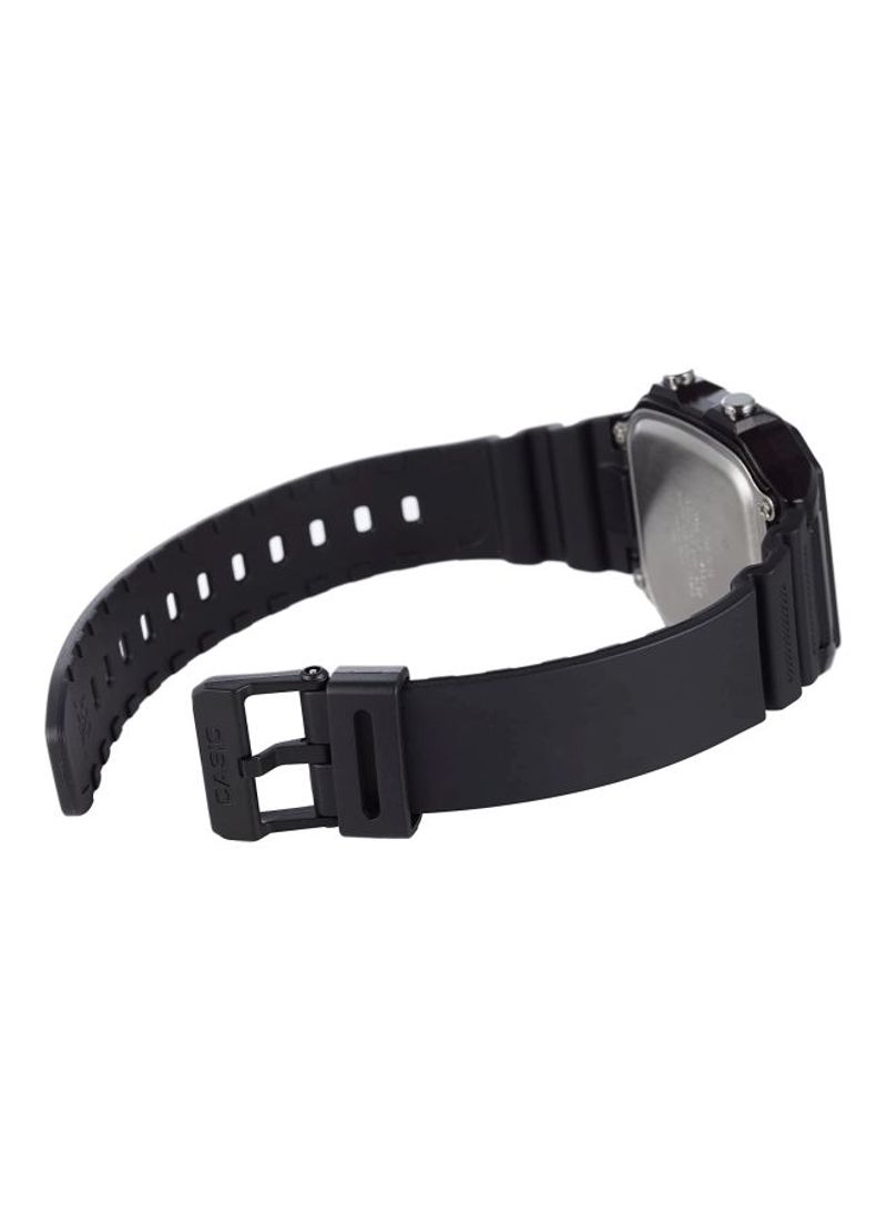 CASIO Men Water Resistant Analog & Digital Watch AQ-180W-1BV - 48 mm - Black - Image 5