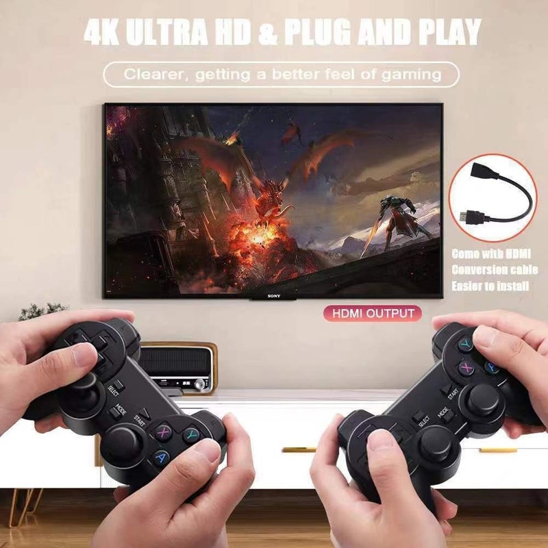 X2 Retro Home Game Console with Wireless Controllers, 64GB/128GB - Image 3