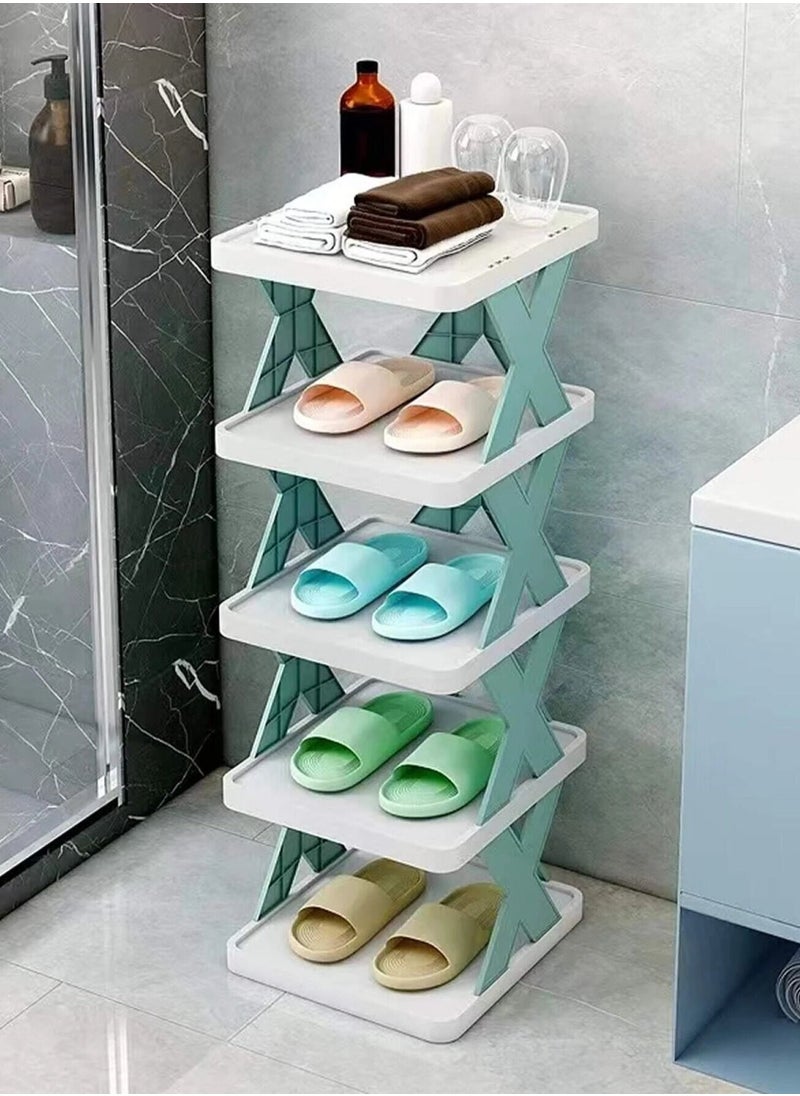 ALMUFARREJ - Plastic multifunctional shoe storage rack - Image 1