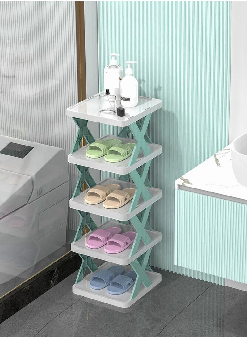 ALMUFARREJ - Plastic multifunctional shoe storage rack - Image 1