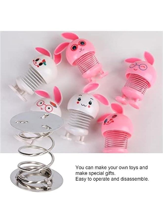 Spring Base Up Toy Base Hand Making Swing Accessories Jumping Popper Spring Replacement for Children's Toy Doll 10Pcs