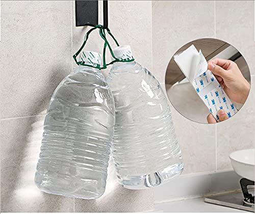 Rasdion Adhesive Wall Hanging Kitchen Towel Rack | Tissue Roll Paper Hanger | Wardrobe Scarf Tie Stand Slippers Hanging Rack | Bathroom Sink Area Towel Hanger - Image 5