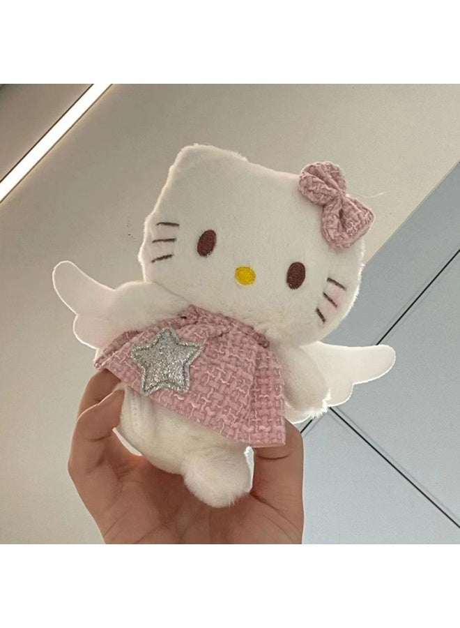 Generic Cartoon Sanrio Hello Kitty Plush Doll Keychain Pendant Kt Cat Stuffed Plushies Key Ring Bag Accessories Girls Gift Kids Toys-Color:N2  - Image 4