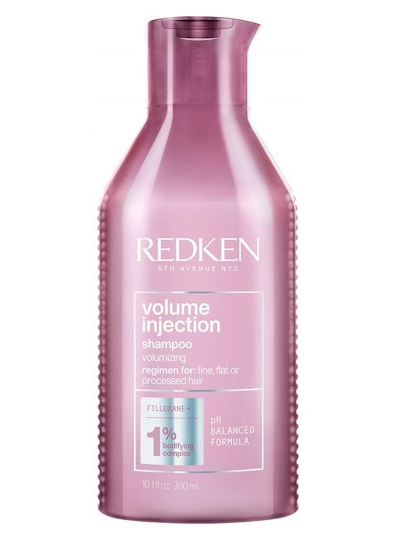 REDKEN شامبو ريدكين فوليوم إنجكشن | للشعر الناعم | يزيد من كثافة الشعر | خالٍ من البارابين | 10.1 أونصة سائلة (عبوة واحدة) - Image 1