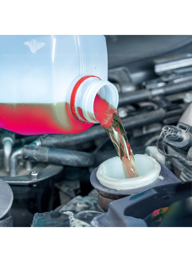 Turbo Turbo Radiator Coolant Red 4 Ltr - High-Performance Antifreeze, Engine Cooling & Corrosion Protection for All Vehicles - Ready to Use, All-Weather Formula - Image 4