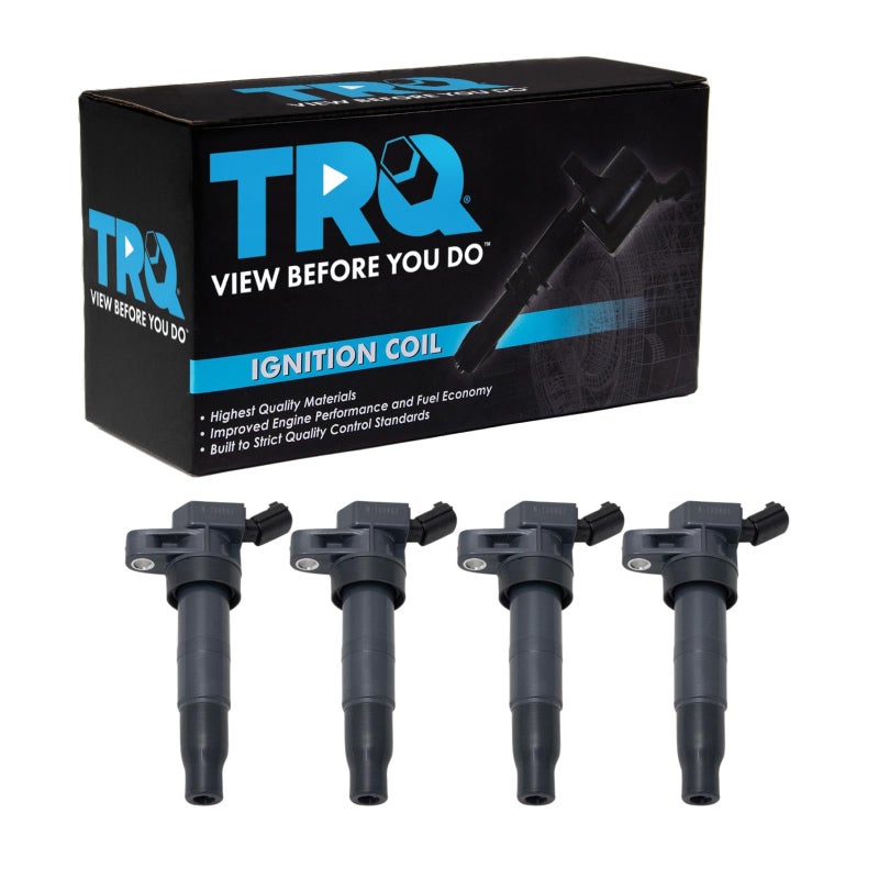TRQ Ignition Coil Set Compatible with 20132015 Hyundai Santa Fe Sport 20112014 Sonata 20112015 Kia Optima 20112016 Sportage