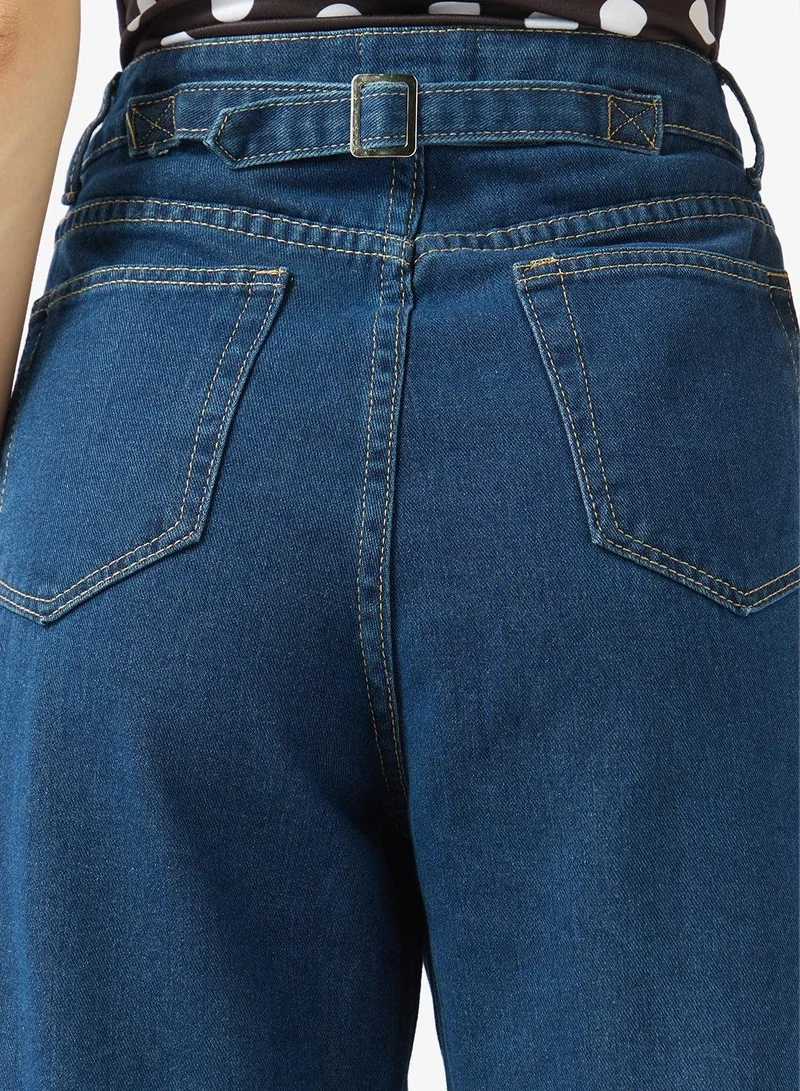 Ginger  Low Rise Wide Leg Jeans for Women | Best Price UAE