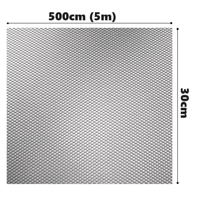 ElastPro EVA, Anti Slip Mat/Sheet for Fridge, Kitchen, Drawer, Shelf Liner (Metallic Grey, 30 cm X 5 m) - Image 2