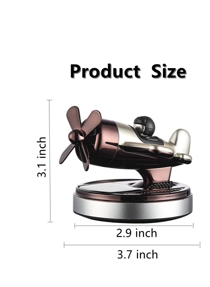 Barakah Car Air Freshener Solar Energy Rotating Helicopter Car Aromatherapy Diffuser Car Fragrance New Car Scent Car Freshener Car Perfume Interior Decoration Accessories - Image 5