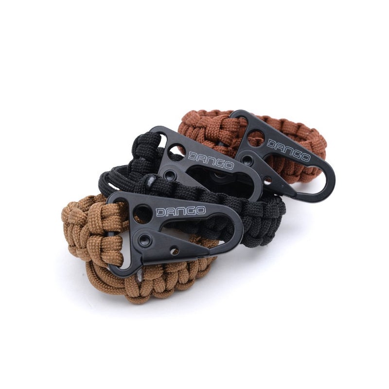 DANGO PRODUCTS حبل دنجو EDC - نسج كوبرا 550 بارا كورد - 6 بوصة منسوج، 10 أقدام غير منسوجة (بني) - Image 3