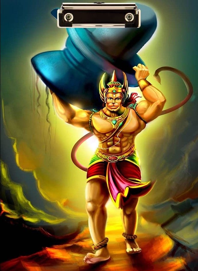 Creative Print Solution Trimurti Hanuman Digital Reprint Clip Board Examination Pad for Shop, Medical,Grocery Size 14x10 - Image 2
