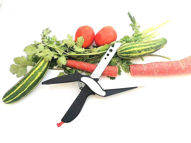 Shree Hari 2 in 1 Smart Knife Clever Cutter for Vegetable  - Image 2