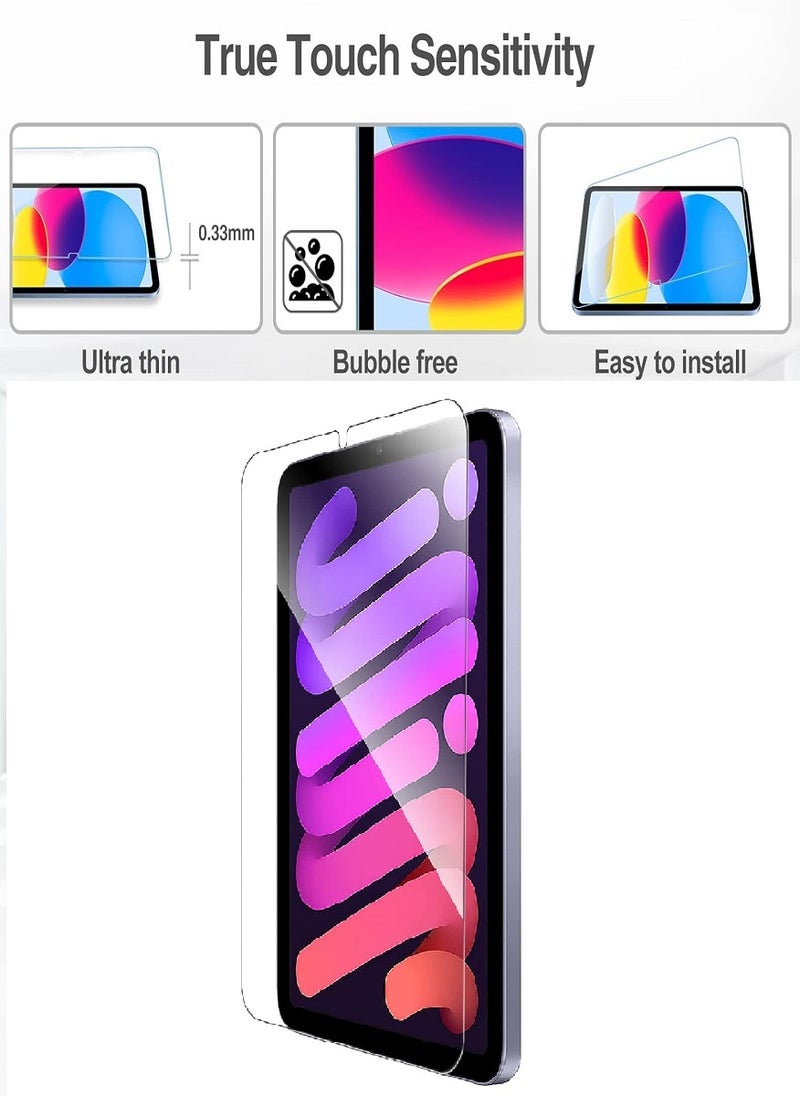 Tempered Glass Screen Protector Clear Designed For iPad mini 6 Full Screen Coverage And Bubble Free - Image 5