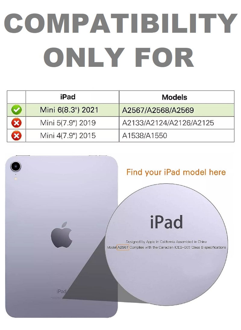 Tempered Glass Screen Protector Clear Designed For iPad mini 6 Full Screen Coverage And Bubble Free - Image 3