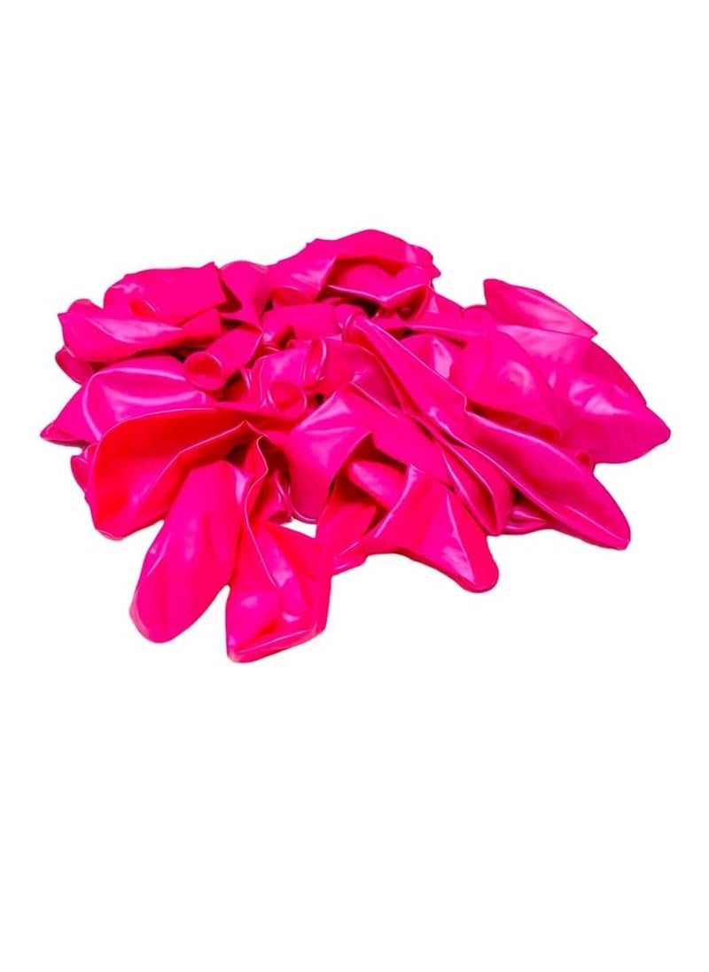 بارتي فن بالون معدني 12 بوصة لون وردي 40 قطعة - Image 2