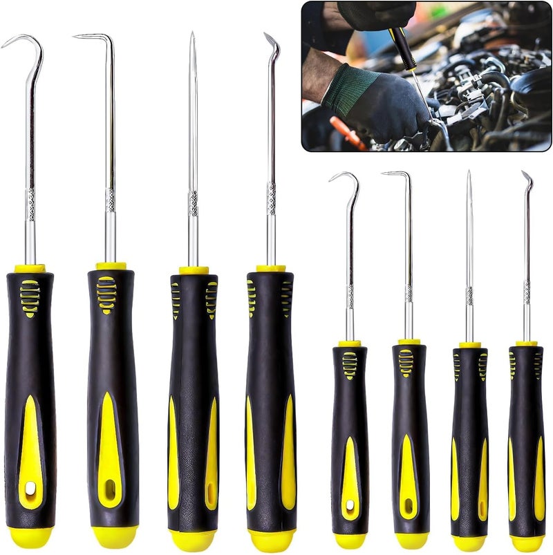 Novstuf 8-Piece Precision Pick and Hook Tool Set for Automotive and Engineering - Image 1