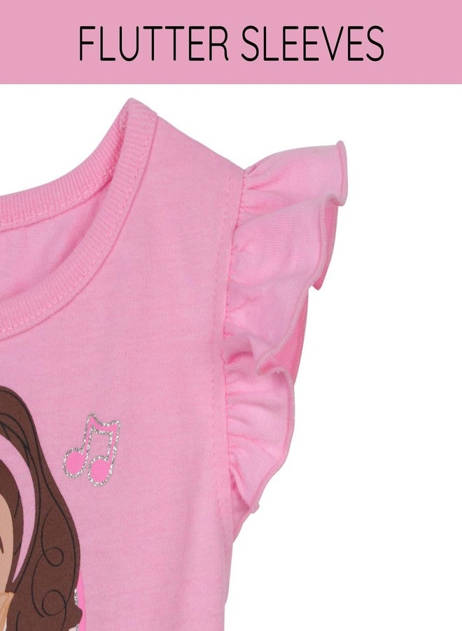 Ms. Rachel Infant Baby Girls Tulle Dress Polka Dots Bright Pink 18 Months - Image 5