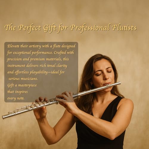 BAHAMUT 16keys Flute, C Foot Beginner Flauta with Closed Hole, Offset G, Split E - Flute Instrument for Beginners - Image 2