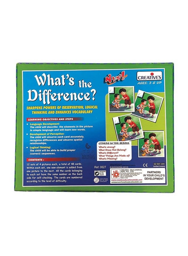 Creative's Creative’s What’s The Difference | Children Develop Their Observation Powers and Logical Thinking Skills| One New Element is Added from One Picture to The Next| Preschool Learning Games |Ages 3 &Up - Image 3